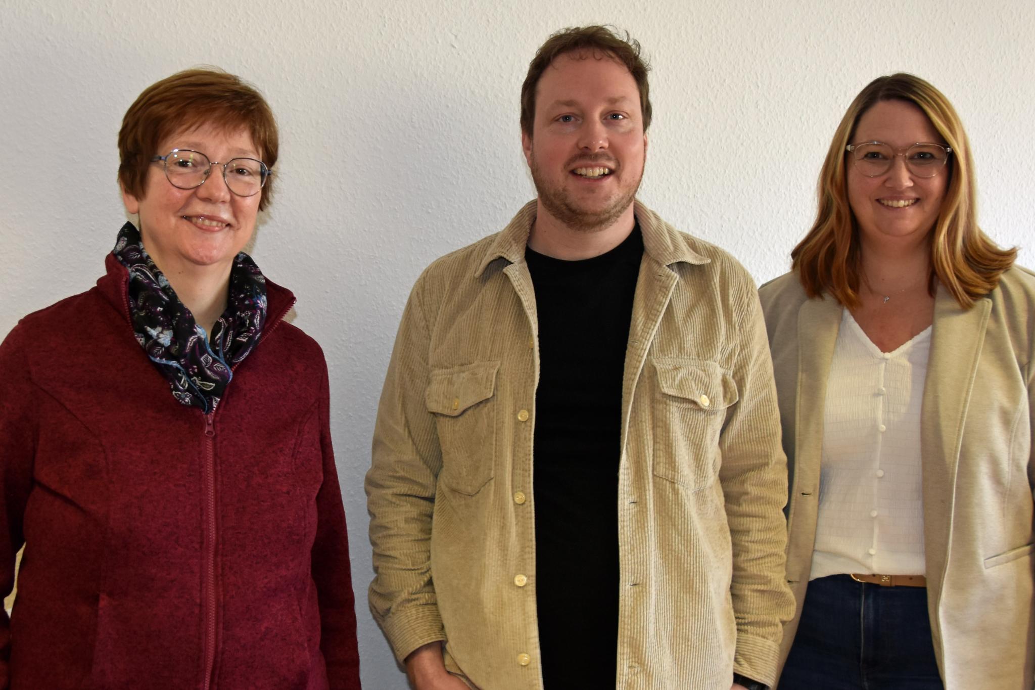 Carola Fleck (Tholey), Maximilian Schmitt (Saarlouis) und Silvia Pfundstein (Neunkirchen) sind die ersten drei strategischen Engagemententwickler*innen im Visitationsbezirk Saarbrücken.