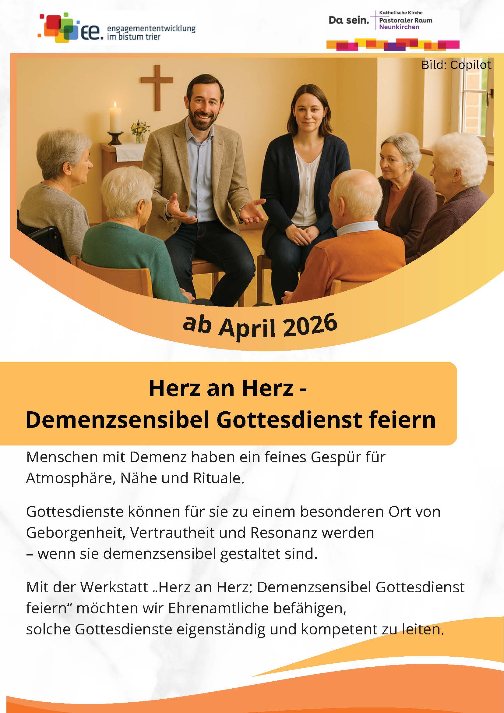 Herz an Herz - Demenzsensibel Gottesdienst feiern