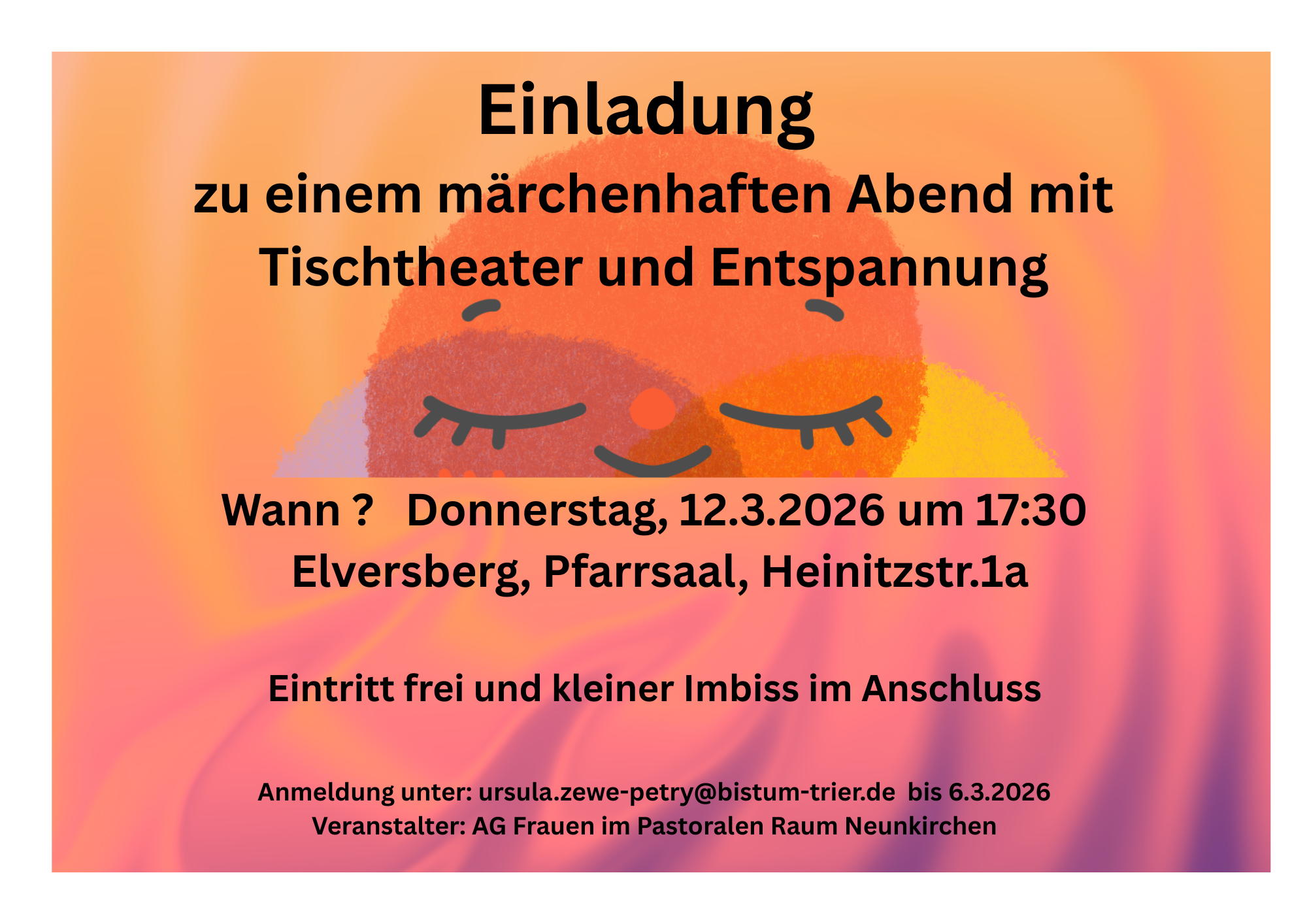 märchenhafter Abend mit Tischtheater und Entspannung