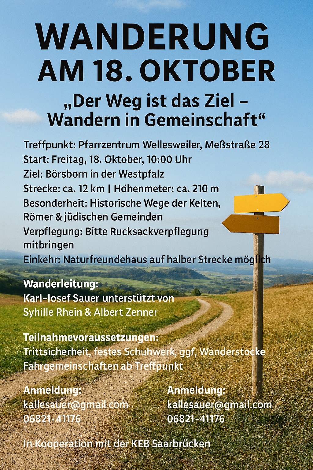 Wanderung am 18.10.2025 in Wellesweiler