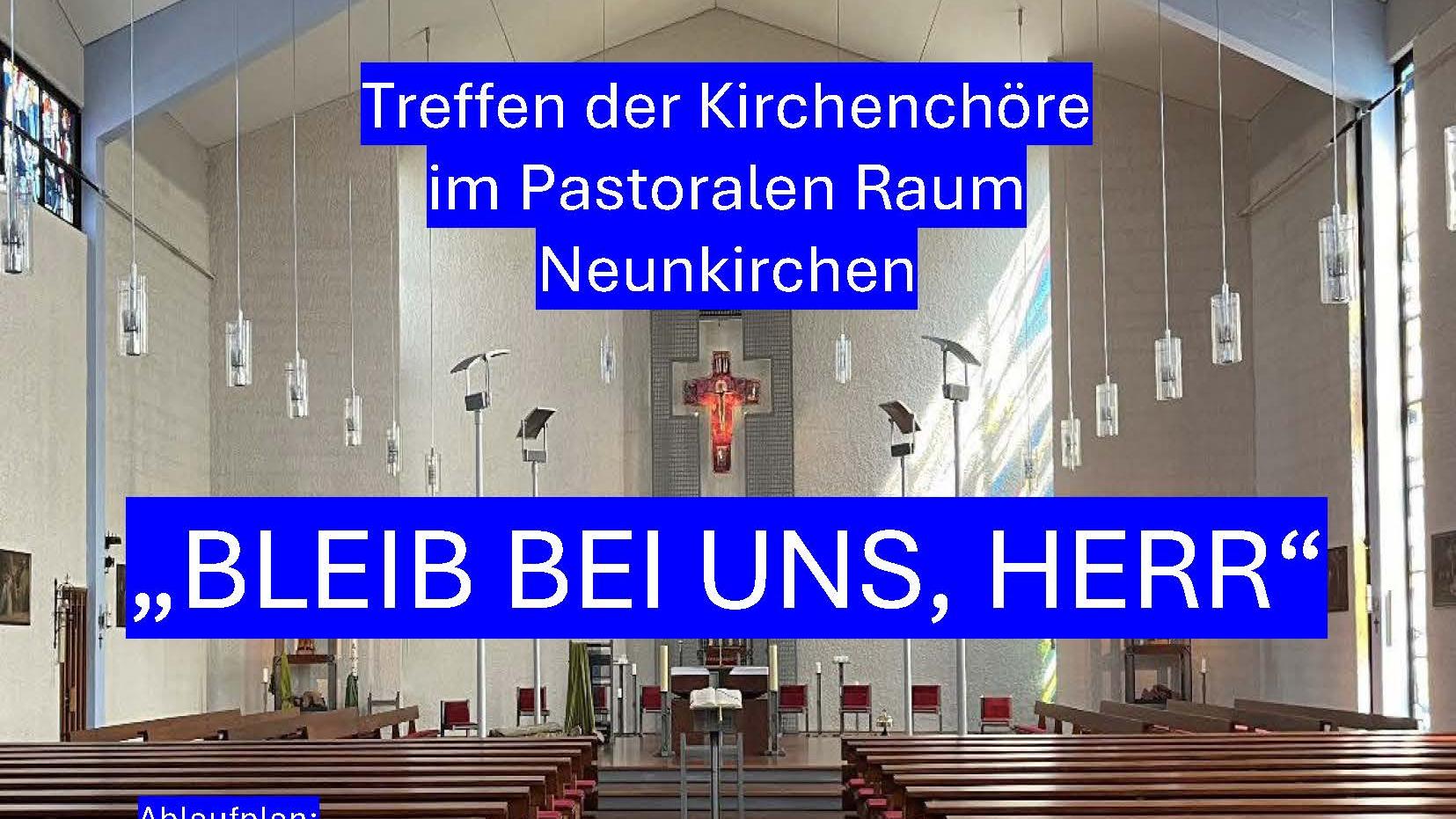 Treffen der Chöre PR NK 06-10-2024 mit Ablaufplan