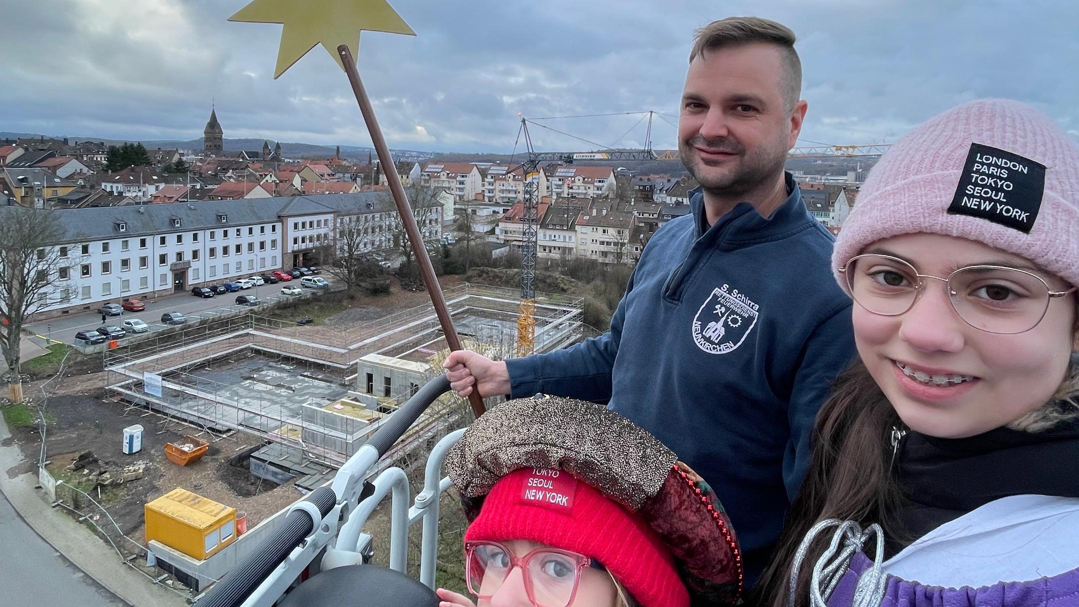 Sternsinger über Neunkirchen