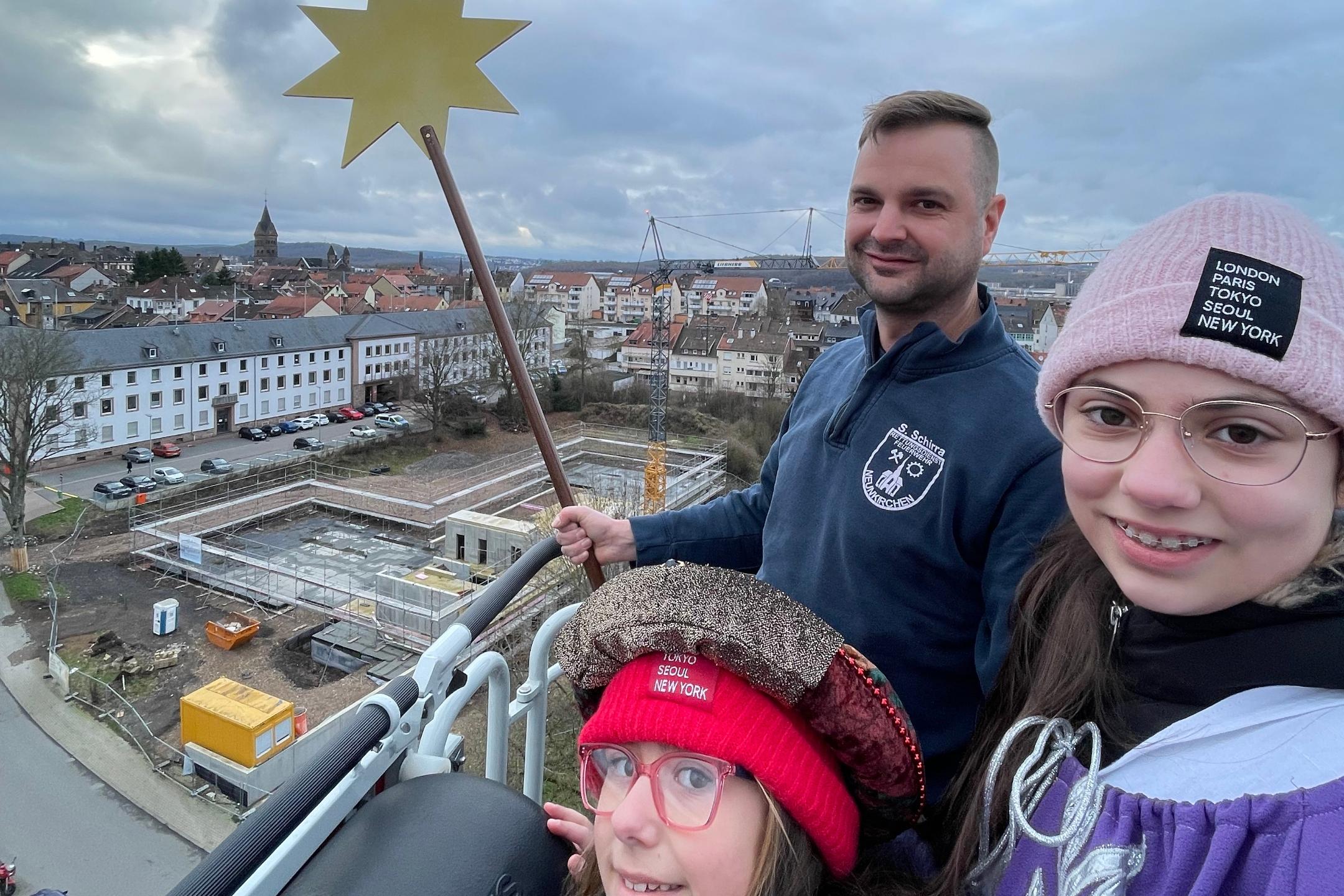 Sternsinger über Neunkirchen