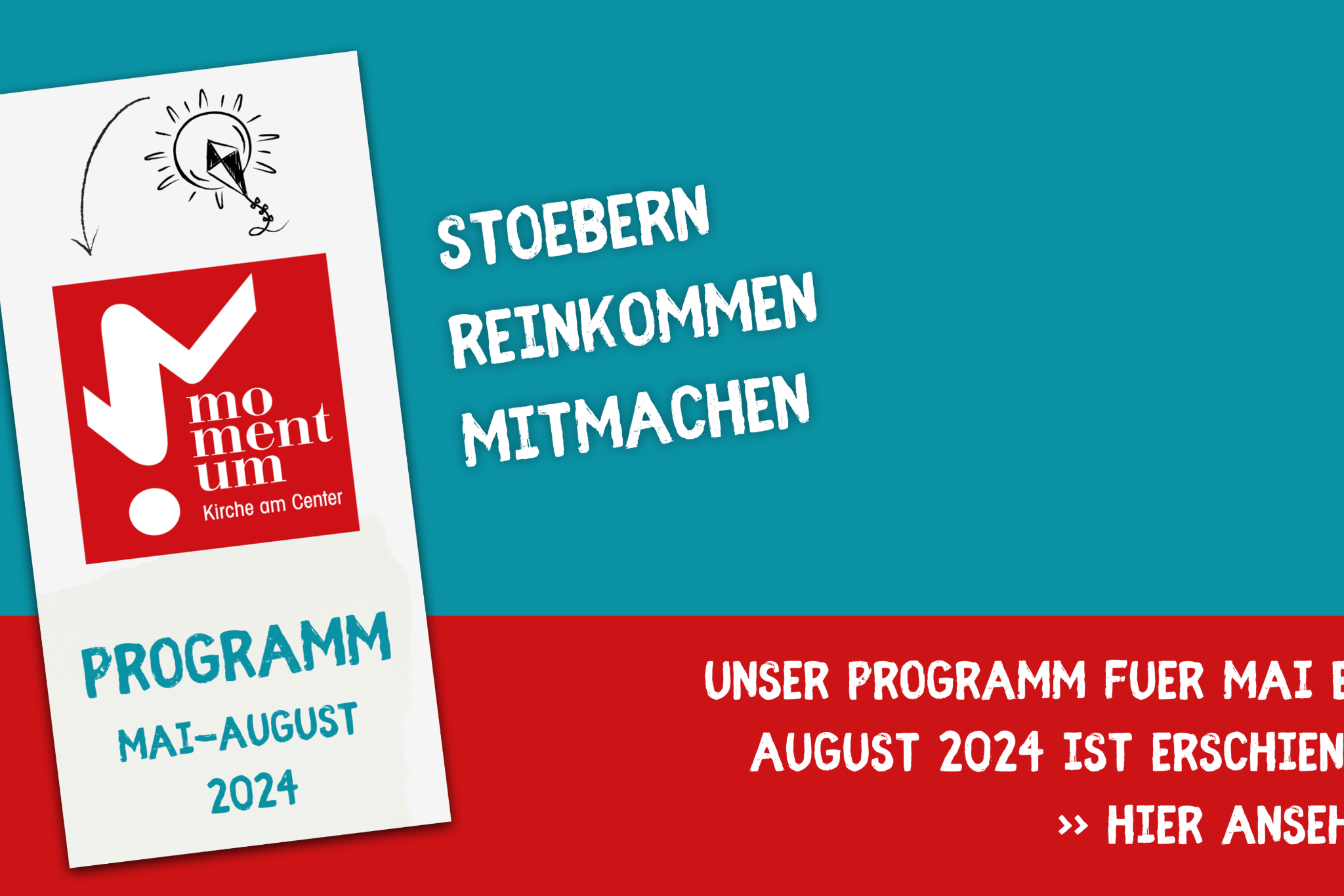momentum-Programm Mai bis August 2024 erschienen