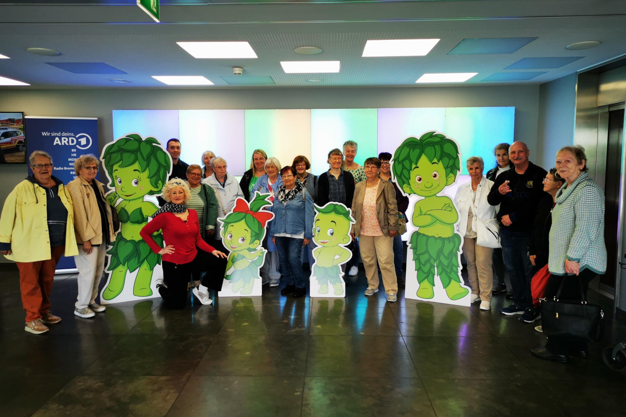 momentum-Besuchergruppe beim Saarländischen Rundfunk