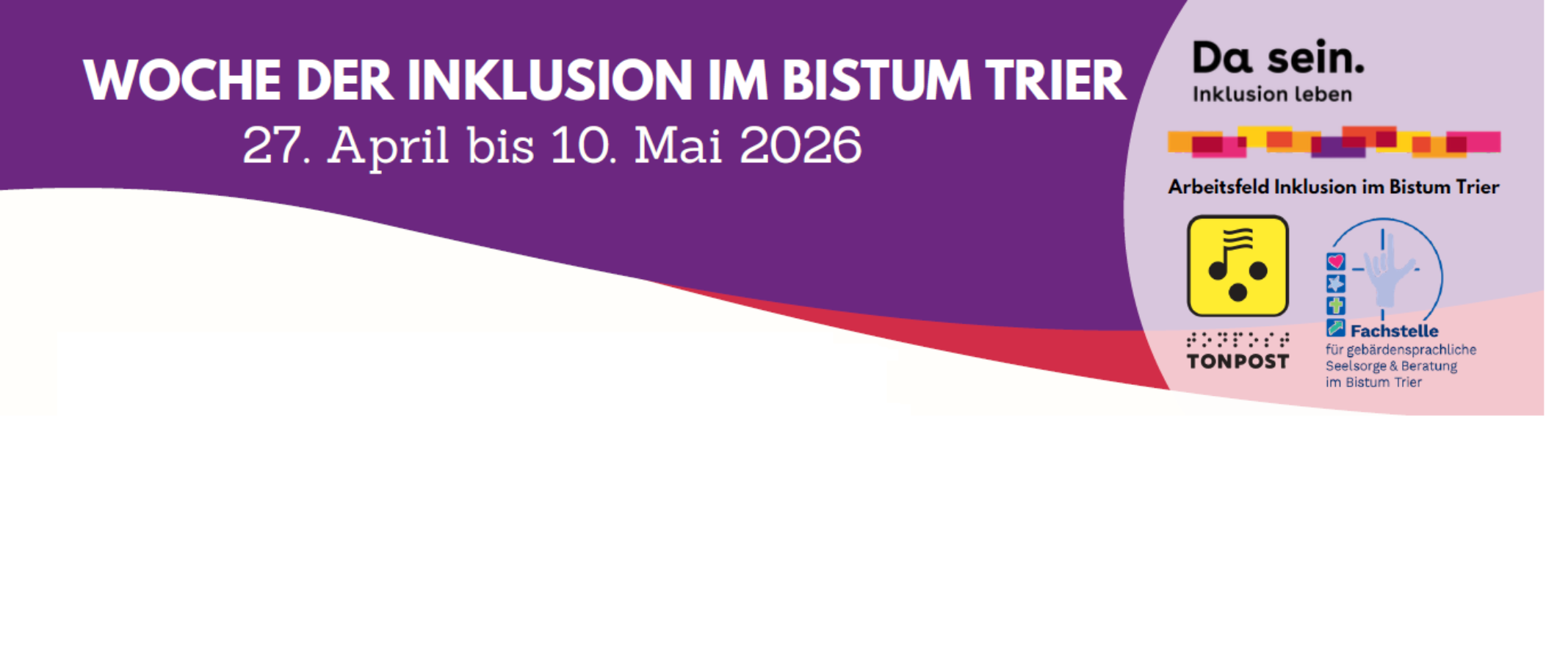 Logo Da sein, Inklusion leben